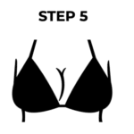 Make sure both sides are even in the mirror, adjust if needed.